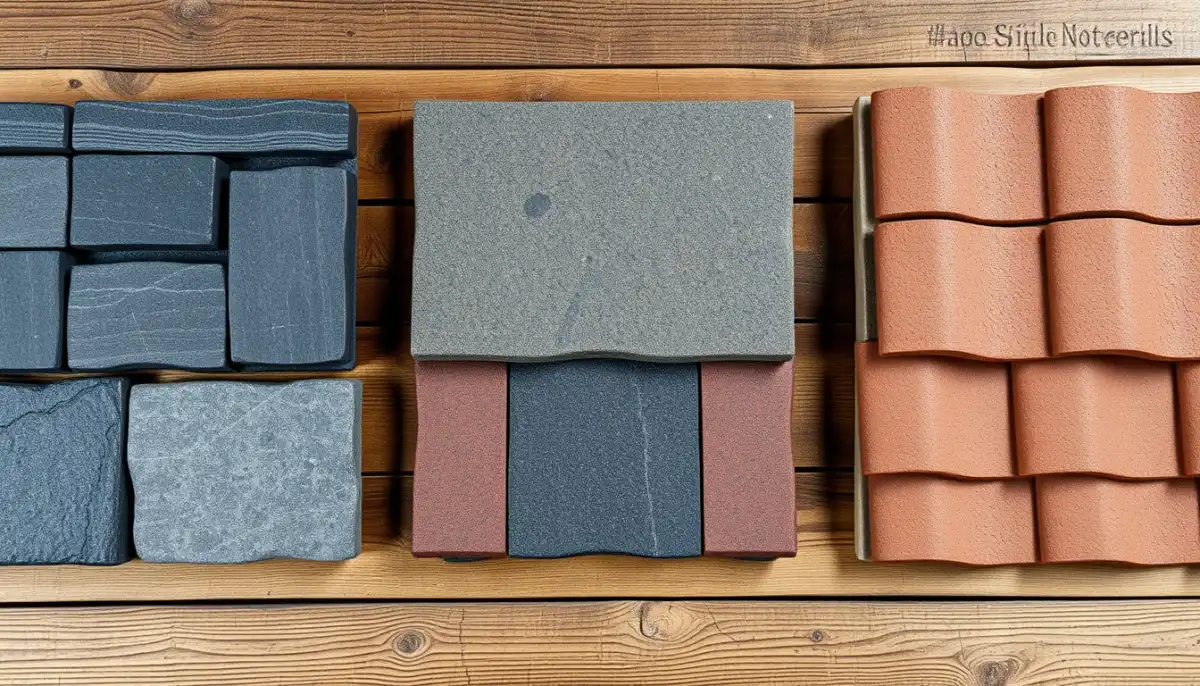 Comparatif de matériaux de toiture : ardoises naturelles, synthétiques et tuiles plates